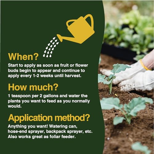 Farmer's Secret Farmer’s Secret Fruit & Bloom Booster Fertilizer (16oz) - Super Concentrated - Boosts Flowering and Yield on All Varieties of Fruits, Vegetables and Flowers - Formulated for Late Summer & Early Fall - Image 4