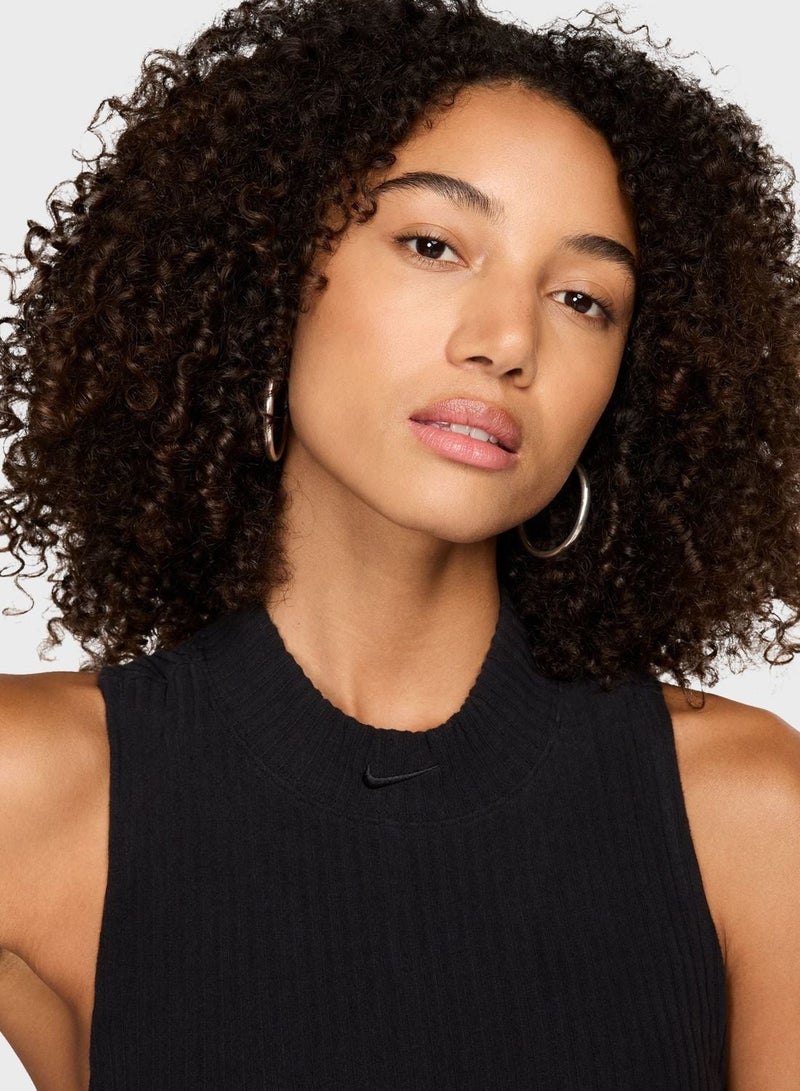 Nike Nsw Knitted Cropped Tank - Image 3