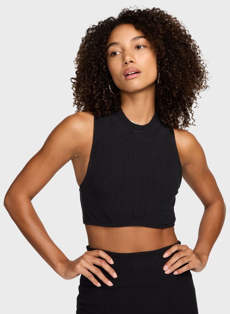 Nike Nsw Knitted Cropped Tank - Image 1