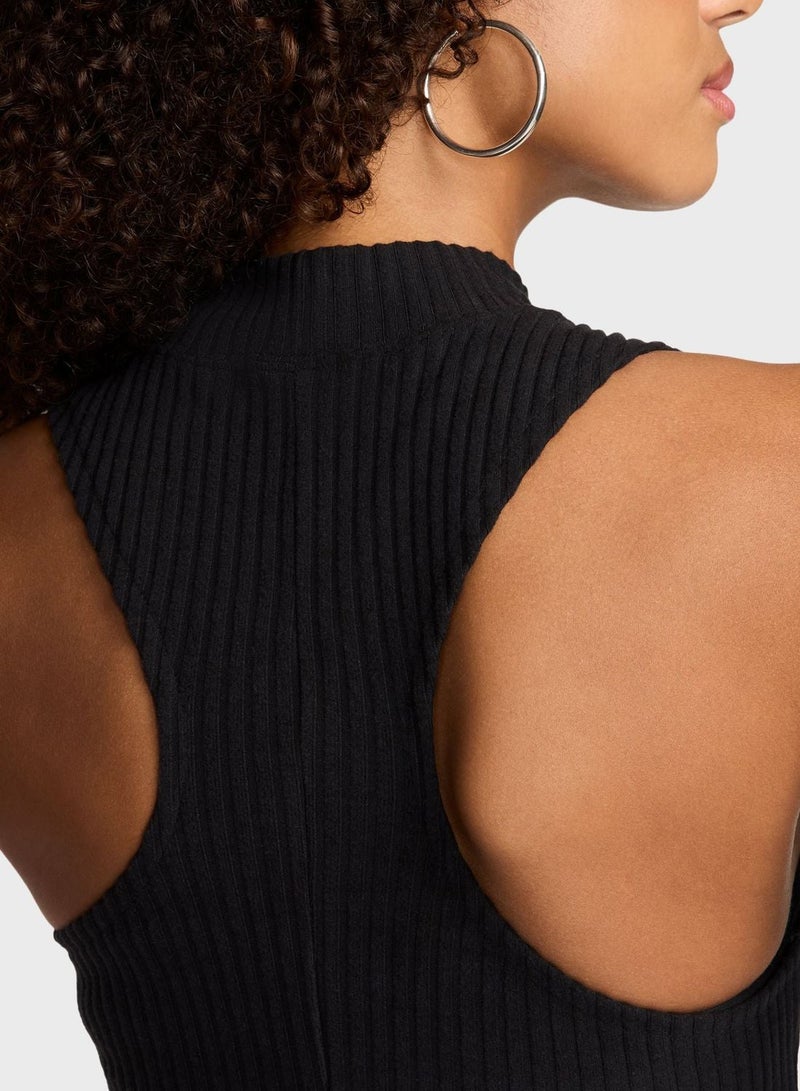 Nike Nsw Knitted Cropped Tank - Image 4