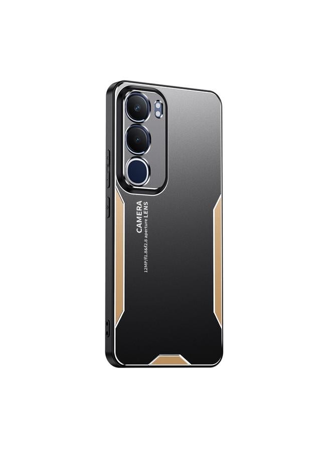 The Bros Case For vivo Y19s 4G Blade Series TPU Hybrid Metal Phone Case