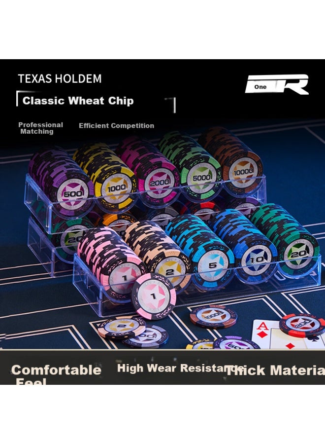 Br Room Special Mahjong Chips Token Cards Points Chips Tokens For Playing Texas Hold'em - Image 1