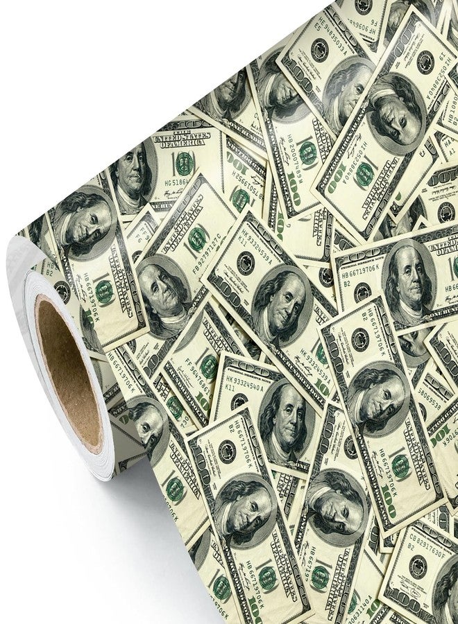 Pineraap Funny Money Wrapping Paper Roll, 17 In x 16.4 Ft - Mini Roll - Funny Dollar Bill Money Gift Wrap Paper for Birthday Graduation, Retirement, Everyday Humor, Novelty Gifts - Image 1