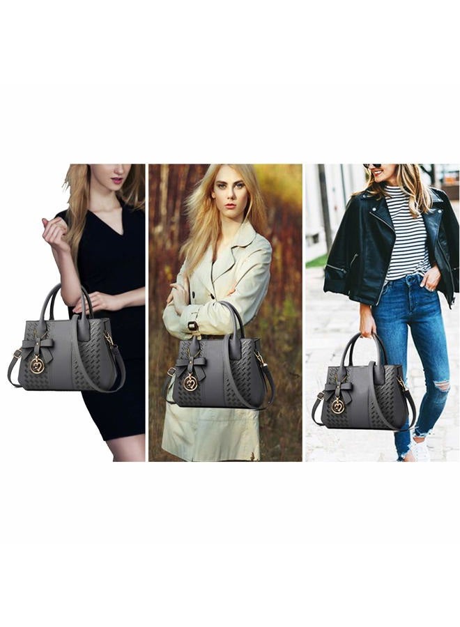 Jeniulet Purses and Handbags for Women Fashion Ladies PU Leather Top Handle Satchel Shoulder Tote Bags - Image 2
