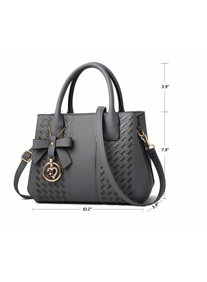 Jeniulet Purses and Handbags for Women Fashion Ladies PU Leather Top Handle Satchel Shoulder Tote Bags - Image 3