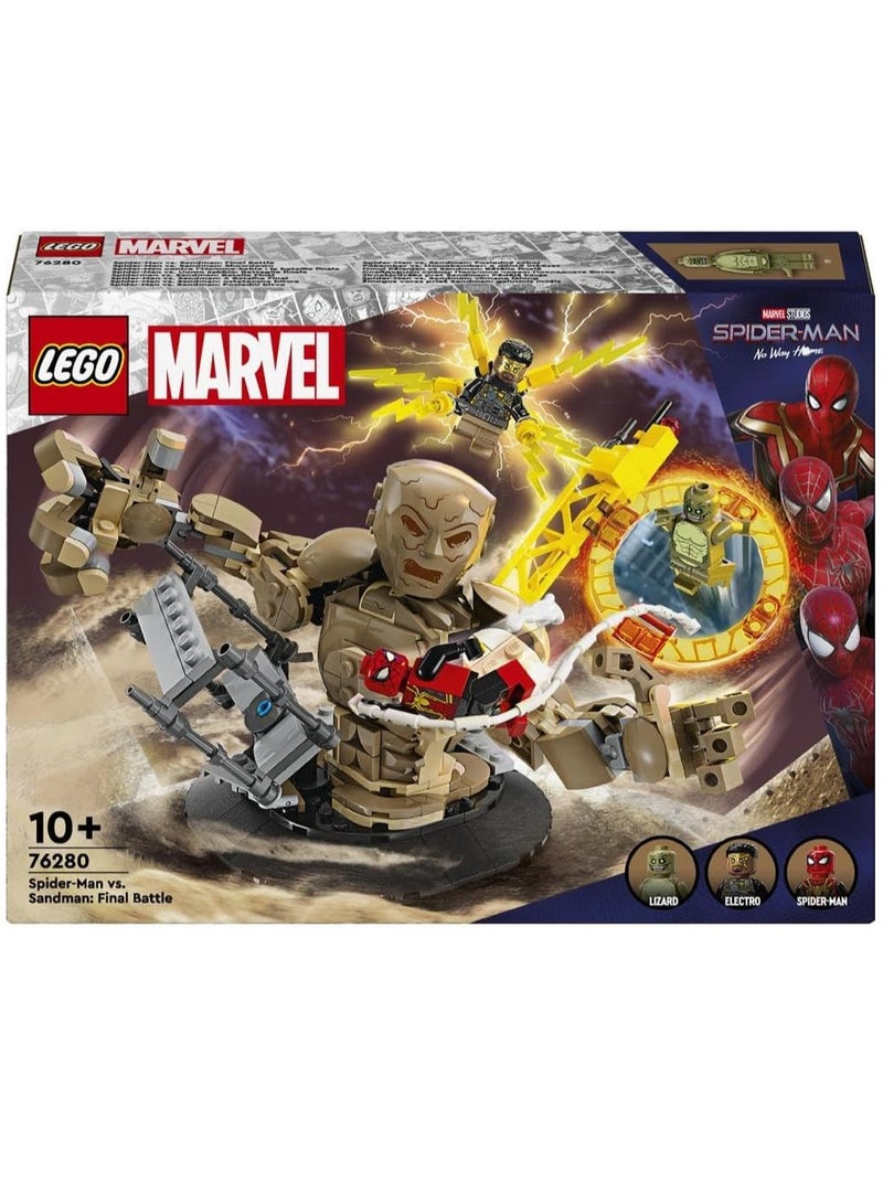 LEGO Lego Marvel Spider-man VS Sandman: Final Battle 76280 Building Blocks Toy Set (347 Pieces)  - Image 2