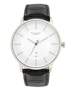 Blade BLADE Sphere White 3650G1SWN SS & Leather Day-Date Men's Watch  - Image 1