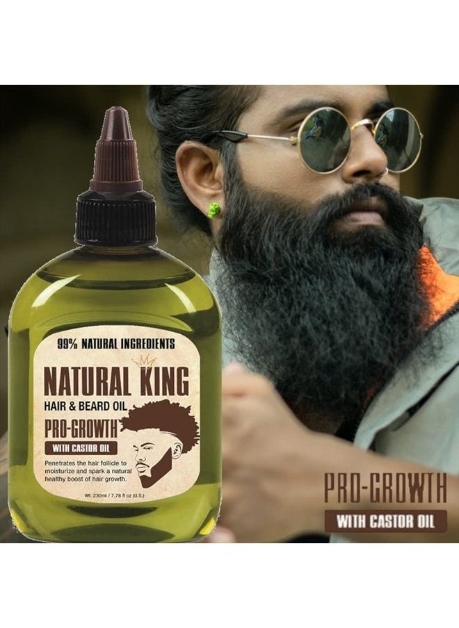 SFC - Natural King Pro-growth Castor Hair & Beard Oil 7.1 oz - Image 1