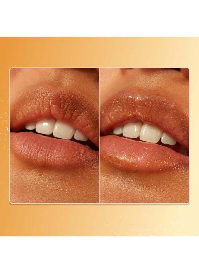 Gisou Honey Infused Lip Oil Golden Shimmer Glow 8Ml  - Image 4