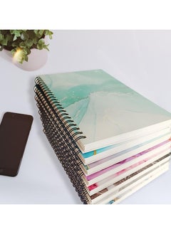 KASTWAVE A5 Wirebound Spiral Notebooks College Ruled, 80 Pages Lined Journal Hardcover, Diary Memo Notepad for School Office Business, School Supplies for Girls  - Image 4