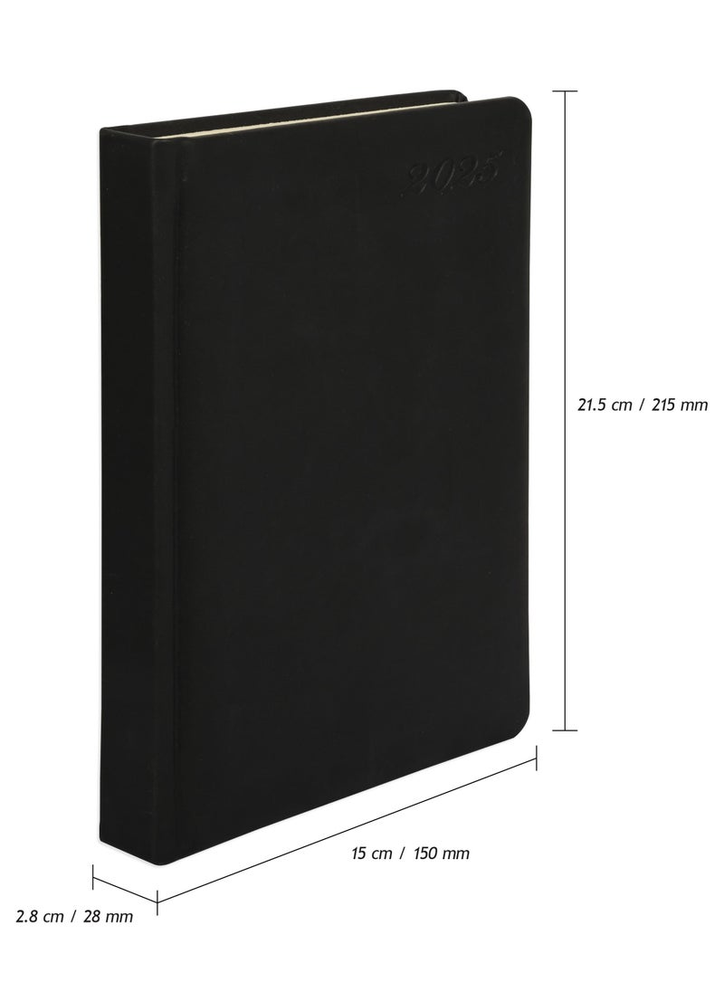 FIS FIS A5 Diary 2025 (English) Black - FSDI19E25BK  - Image 4