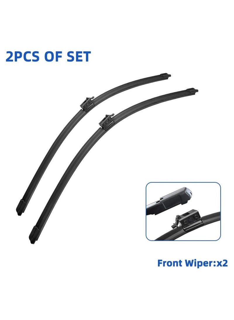 Elshafey Car Wiper Front Wiper Blades Compatible with Mercedes-Benz C-Class W205 2015-2023 Windshield Windscreen Window Rain Brush 22"+22" - Image 5