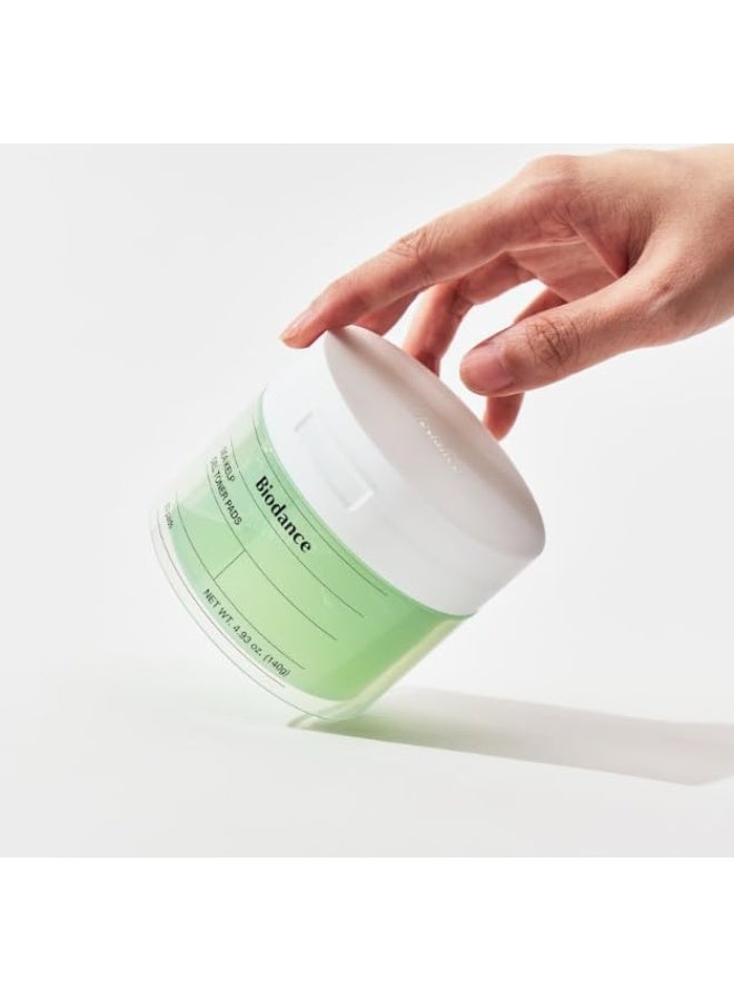 بيودانس Biodance Sea Kelp Gel Toner Pads, Calming & Balancing Toner Pads for Sensitive Skin, Oil & Sebum Control, Refreshing Blemish Care, Korean Skincare, Stocking Stuffersㅣ4.93 fl.oz.(140g)*60Pads - Image 5