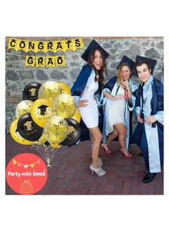 Party with Emma DIY Graduation Linen Party Banner Plain Triangle Decoration  - Image 2