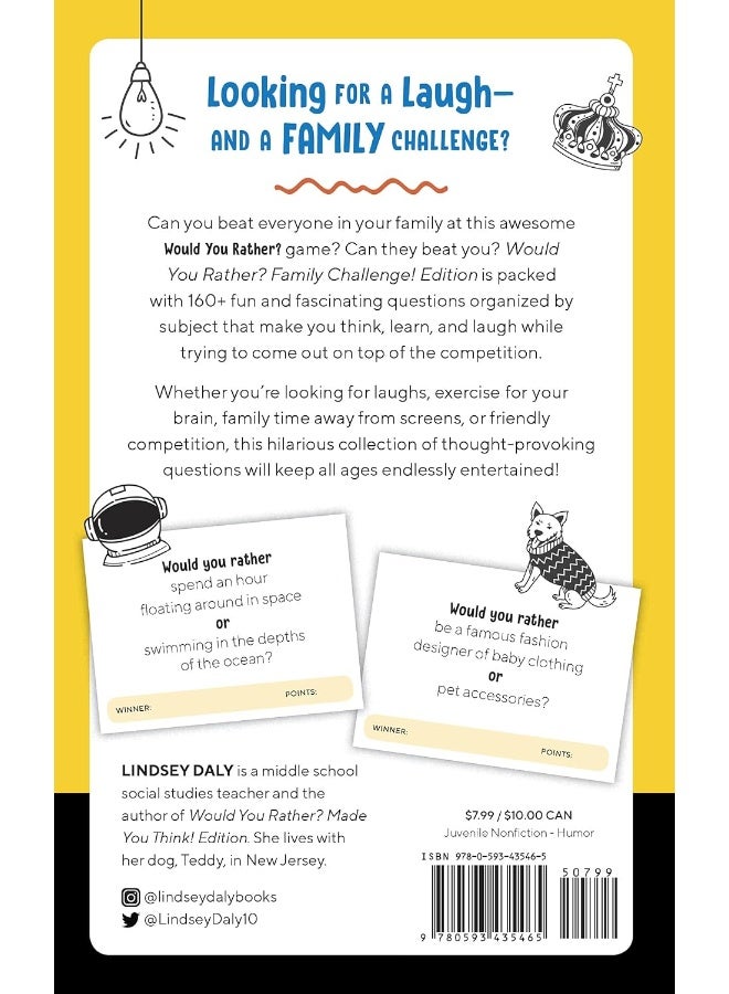 Would You Rather? Family Challenge! Edition: Hilarious Scenarios & Crazy Competition for Kids, Teens, and Adults - Image 2