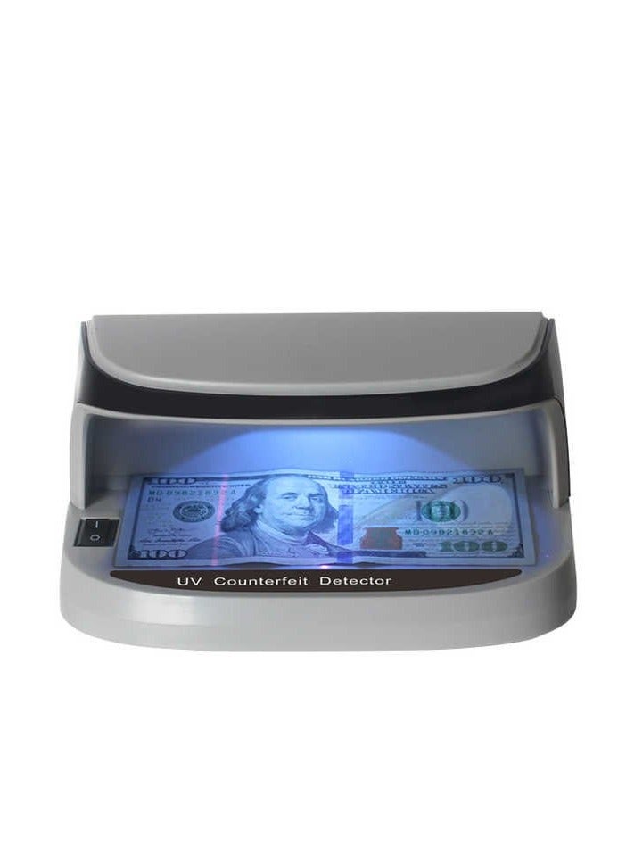 Crony AL-09 Auto UV Counterfeit Money Detector – Portable Mini Scanner with Built-in Battery, 1200mAh Rechargeable Power, 5V/2A USB Charging, UV Light Detection for Banknotes & Documents, Manual Currency Counter，with watermark and magnetic detection functions Compact 200x105x105mm Design, Lightweight 400g, Low Power Consumption <6W, Ideal for Shops, Offices, and Travel - Image 1