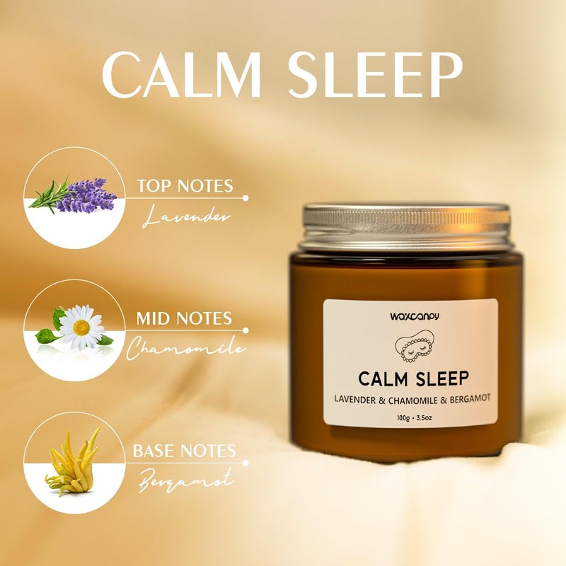 Waxcanpy Scented Candles Gifts for Women, Soy Candles for Home, Lavender Candles Gift Set, 2 Pack Aromatherapy Candle for Relaxing, Sleep, Stress Relief & Home Decor - Image 2
