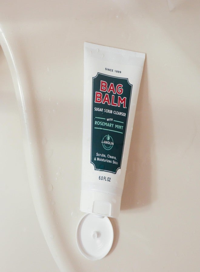 Bag Balm منظف رغوي مقشر بالسكر من باغ بالمر مع إكليل الجبل والنعناع | عبوة من 2 - Image 4