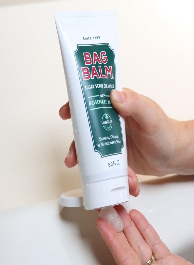 Bag Balm منظف رغوي مقشر بالسكر من باغ بالمر مع إكليل الجبل والنعناع | عبوة من 2 - Image 5
