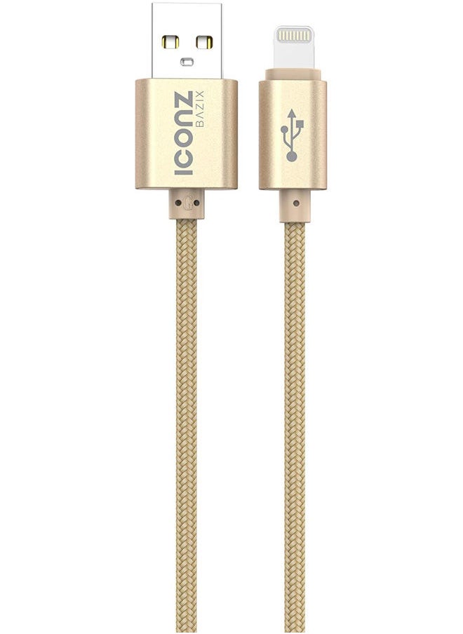 Iconz Braided Aluminum Lightning Cable  2.1 Ampere 