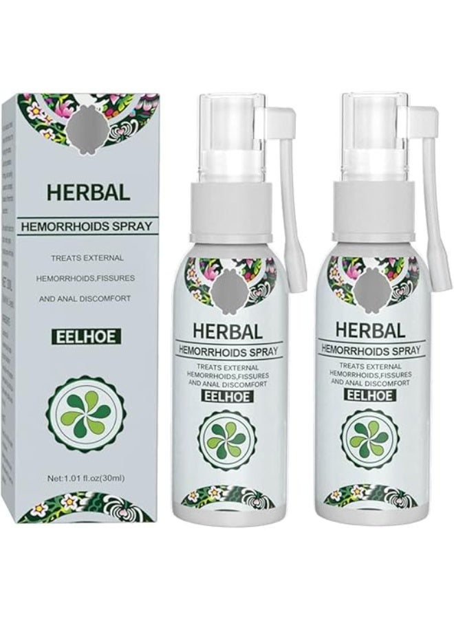 Natural Herbal Hemorrhoids Relief Spray pack 2