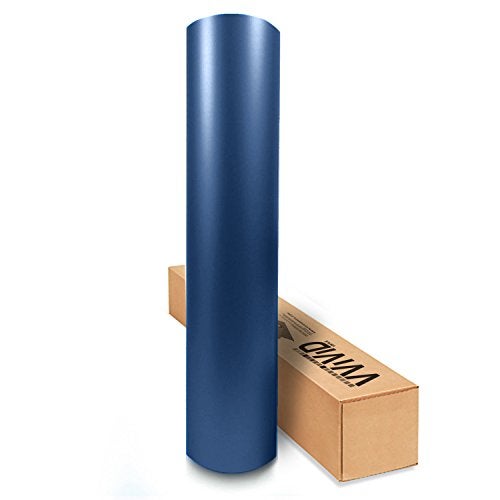 VViVID XPO Matte Metallic Navy Blue Vinyl Car Wrap Film Roll (1ft x 5ft) - Image 2