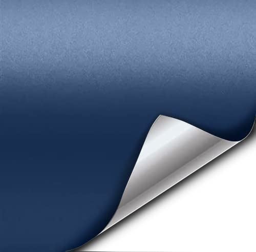 VViVID XPO Matte Metallic Navy Blue Vinyl Car Wrap Film Roll (1ft x 5ft) - Image 5