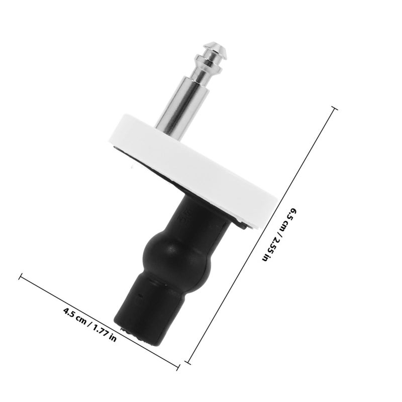 Universal Toilet Seat Hinge Fixings Replacement Parts 304 Stainless Steel Screws ABS Base - Image 3