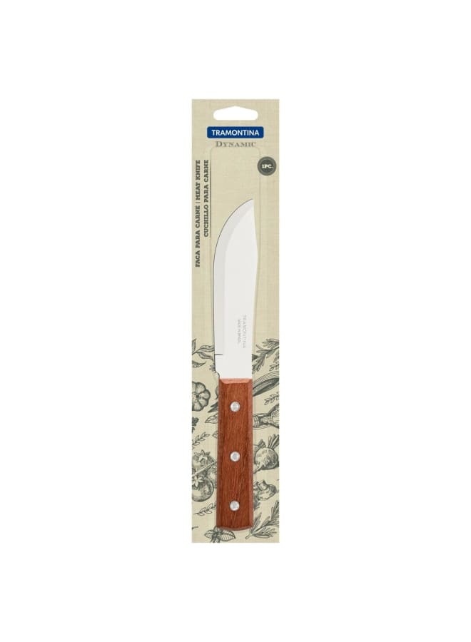 TRAMONTINA TRAMONTINA 5-Inch Steak Knife – Stainless Steel Blade with Wooden Handle – Sharp & Durable Knife for Meat and BBQ – Ergonomic Grip – Ideal for Home and Restaurant Use  - Image 3