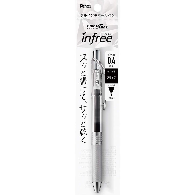 Pentel XBLN74TL-A EnerGel Ink Ballpoint Pen, In-Free, 0.02 inches (0.4 mm), Black - Image 1