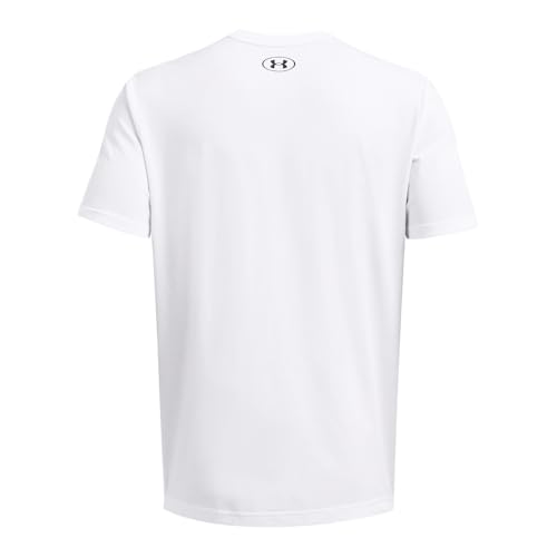 Under Armour Men's Project Rock Payoff Graphic Short Sleeve T Shirt, (100) White / / Black, Large - Image 3