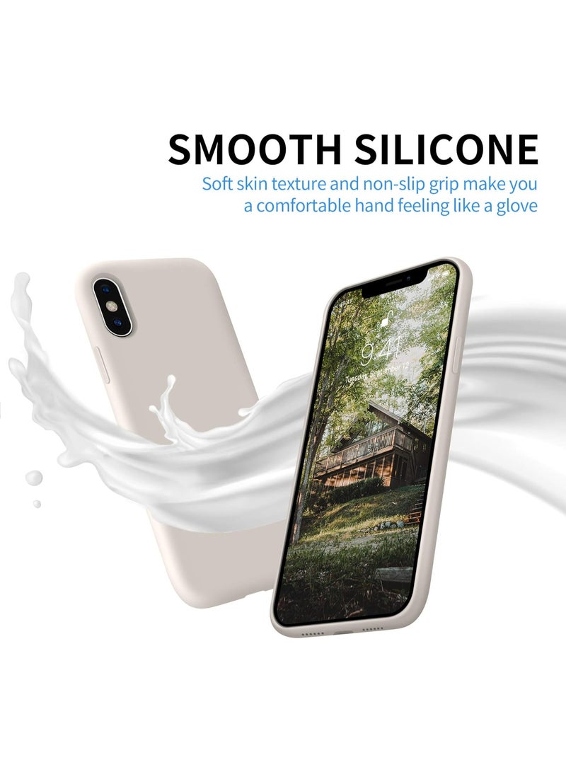 iPhone X/XS Case Cover Soft Liquid Silicone Rubber Phone Case iPhone X/XS Touch Premium Anti-Fingerprint Full-Body Protective Cover For iPhone X/XS 5.8 inch - Image 5