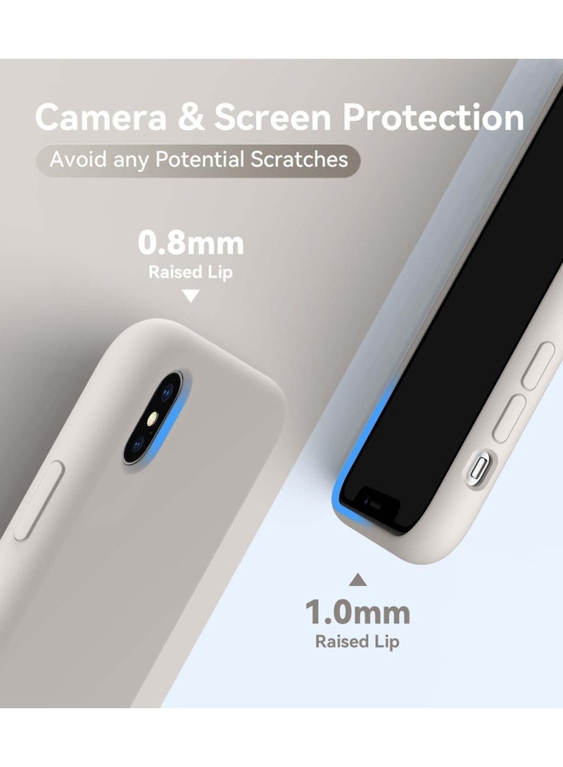 iPhone X/XS Case Cover Soft Liquid Silicone Rubber Phone Case iPhone X/XS Touch Premium Anti-Fingerprint Full-Body Protective Cover For iPhone X/XS 5.8 inch - Image 3