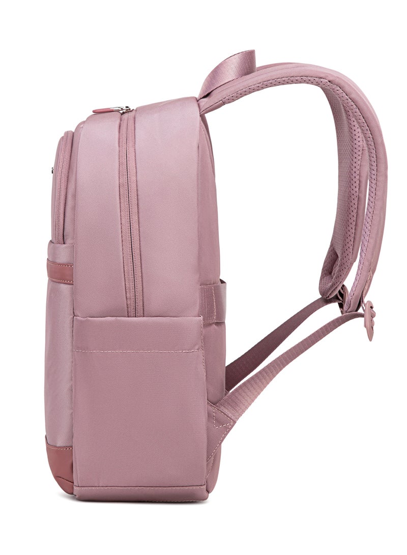 Chantria Durable Premium Laptop Backpack Water-Resistant Multifunctional Anti-Theft Daypack for Casual/Travel/School/College, CB00648-Pale Mauve - Image 2