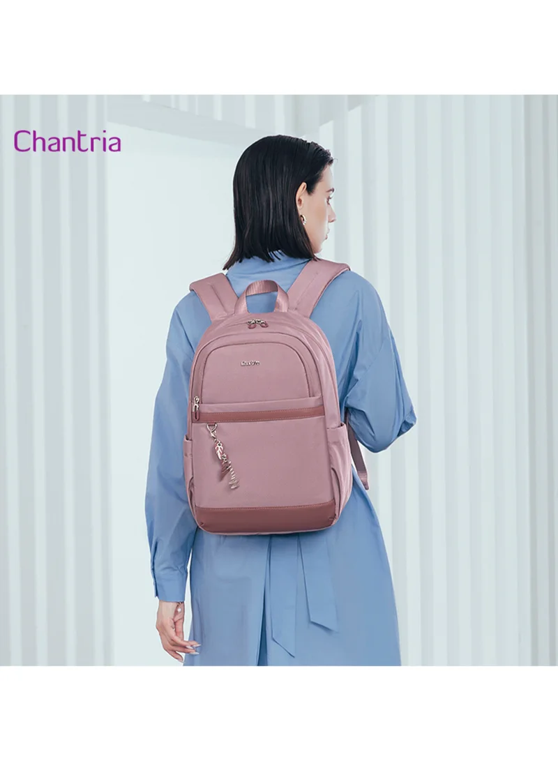 Chantria Pale Mauve Durable Premium Laptop Backpack Water-Resistant Multifunctional Anti-Theft Daypack for Casual/Travel/School/College, CB00648-Pale Mauve for Women | Best Price UAE