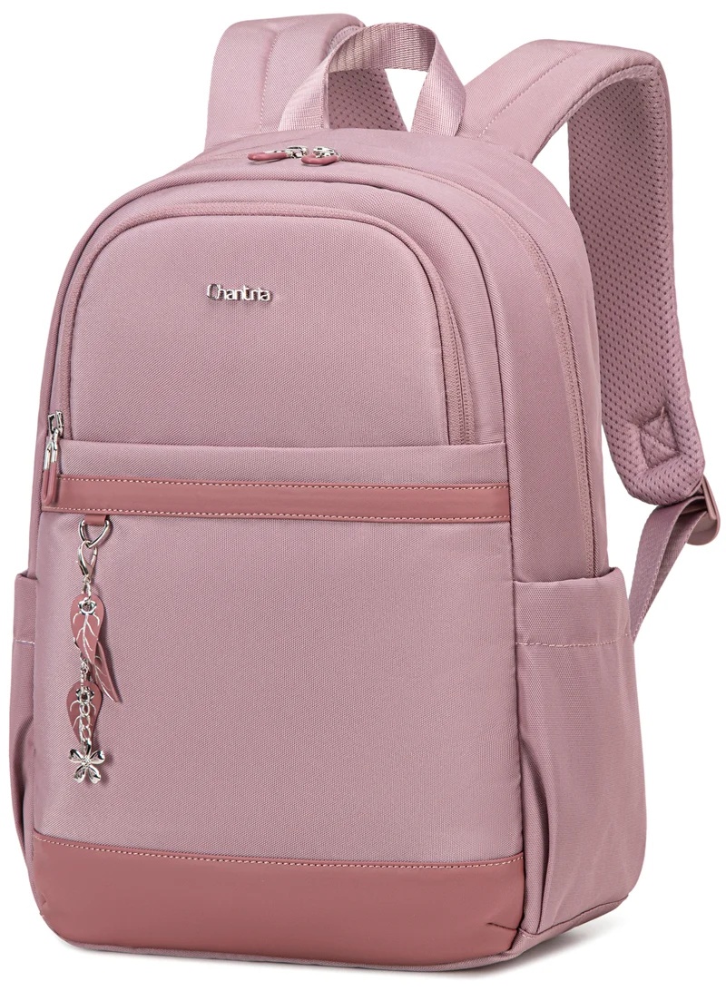 Durable Premium Laptop Backpack Water-Resistant Multifunctional Anti-Theft Daypack for Casual/Travel/School/College, CB00648, Pale Mauve