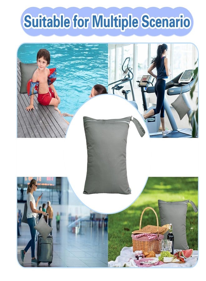 babygoal Waterproof Wet Dry Bag for Swimsuit, Reusable Bag for Travel, Food Storage, Stroller, Daycare, Baby Diapers, Yoga, Beach, Pool, Wet Clothes - Image 4