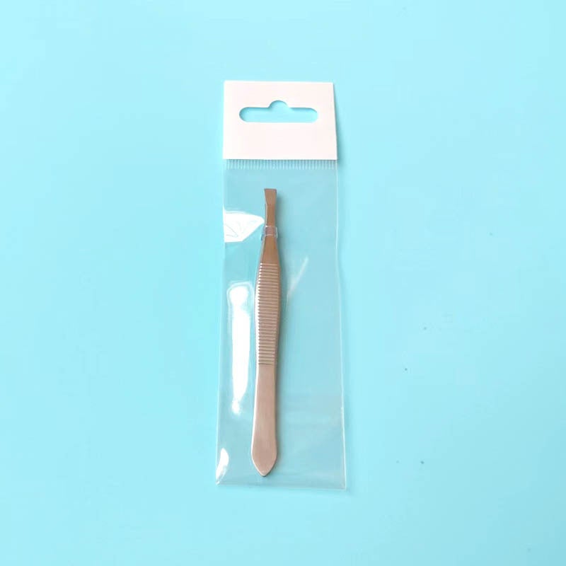 With Packaging Eyebrow Clip Stainless Steel Eyebrow Clip Tweezers Plucking Eyebrow Clip Eyebrow Plucking Tweezers Eyebrow Plucking Beard Clip - Image 1
