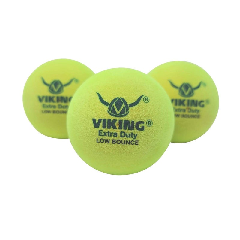 Viking Low Bounce Extra Duty Platform Tennis Balls - 3 Pack - Yellow - Image 3