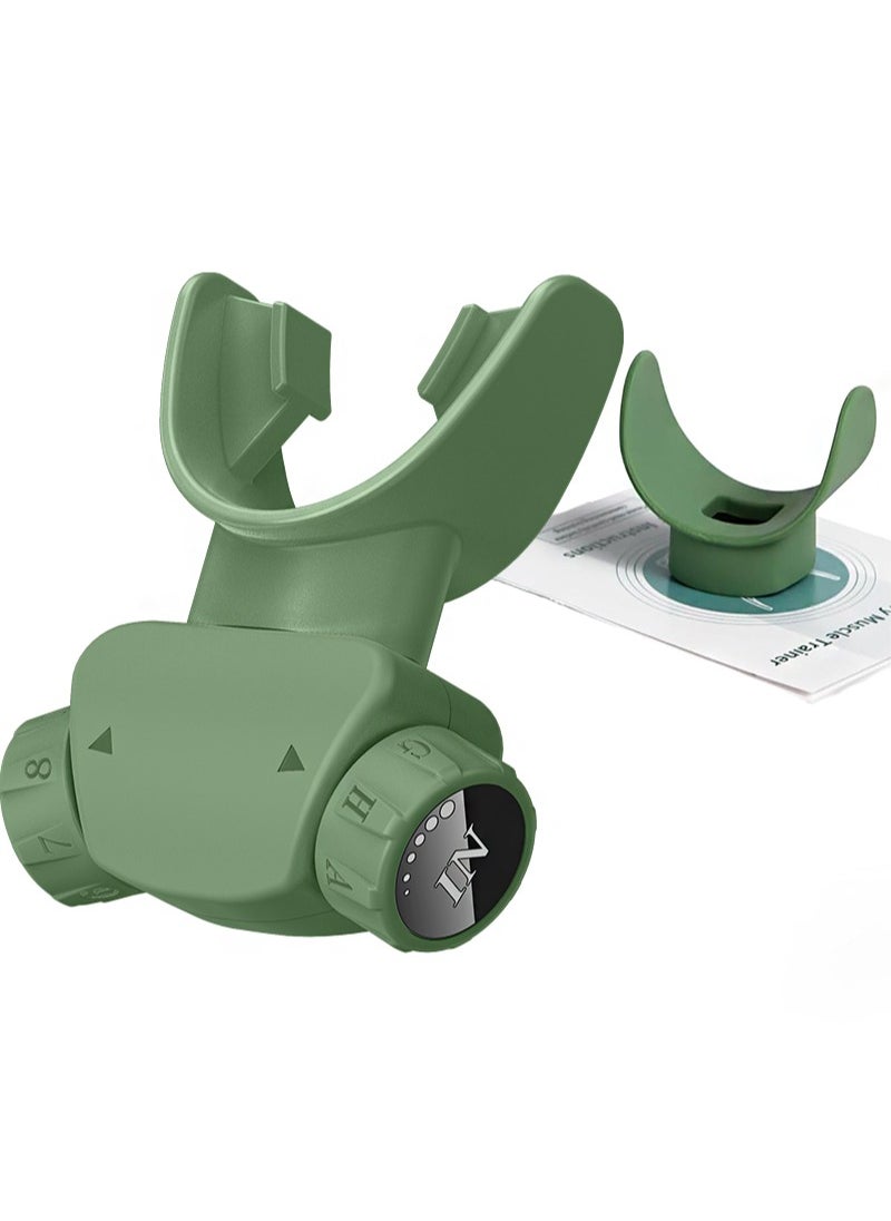 Breathing Exercise Device,Breathers Trainers Exerciser with Adjustable Inspiratory/Expiratory Vibration Fitness for Wellness(Green)