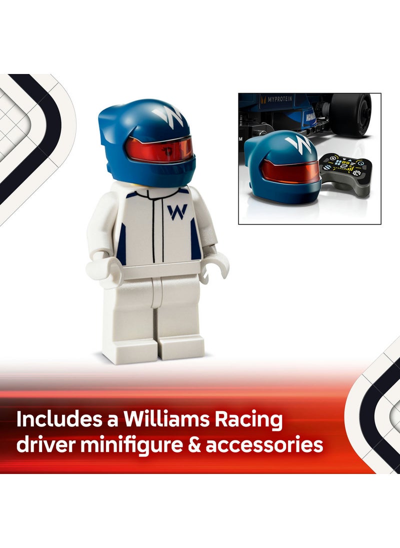 LEGO Speed Champions Williams Racing FW46 F1® Race Car Vehicle Set 77249 (263) Pieces  - Image 5