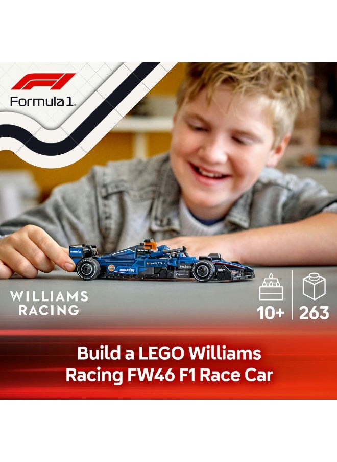 LEGO Speed Champions Williams Racing FW46 F1® Race Car Vehicle Set 77249 (263) Pieces  - Image 3