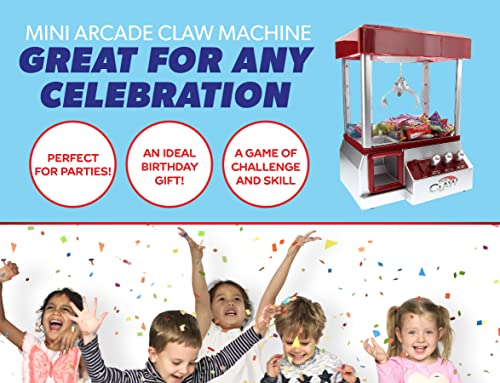 Etna Electronic Arcade Claw Machine - Toy Grabber Machine with Flashing LED Lights and Sound - Image 2