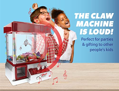 Etna Electronic Arcade Claw Machine - Toy Grabber Machine with Flashing LED Lights and Sound - Image 5