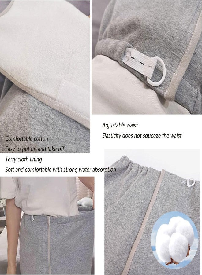 Yodilala Unisex Diaper Skirt, Leak-Proof Waterproof pad, Adjustable and Reusable, Suitable for bedridden Elderly, Menstruating Women, and Children with Urinary Incontinence(Grey,L - Image 4