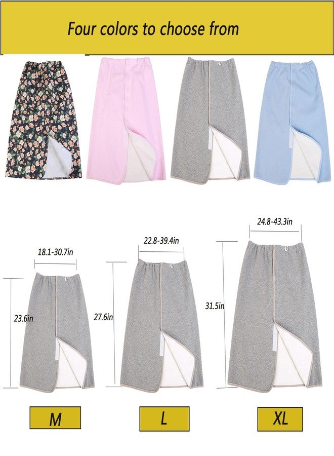 Yodilala Unisex Diaper Skirt, Leak-Proof Waterproof pad, Adjustable and Reusable, Suitable for bedridden Elderly, Menstruating Women, and Children with Urinary Incontinence(Grey,L - Image 3