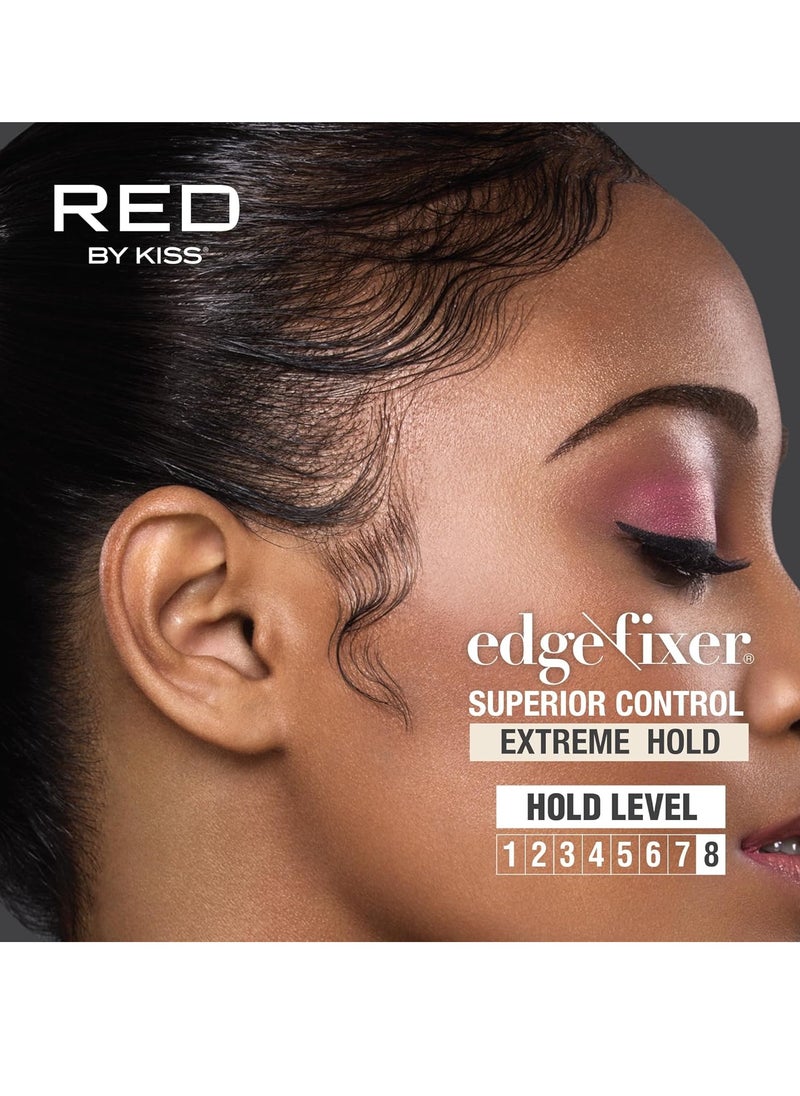 Red by Kiss - Red by Kiss Edge Fixer Extreme Hold, Strong Edge Control with 24-Hour Hold, Infused with Biotin for Nourishment & Hydration, No Flaking or Oily Residue (1.01 Fl.oz.) - Image 1