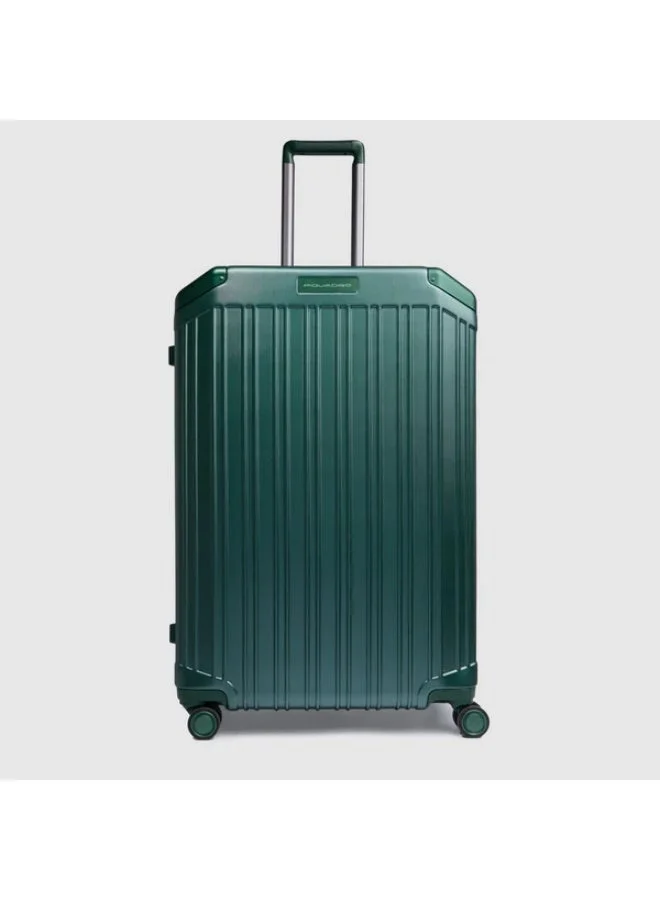 بيكوادرو حقيبة سفر Piquadro BV4428PQLM مقاس 30 بوصة | حقيبة شحن بهيكل صلب من البولي كربونيت (PC) مع قفل TSA و4 عجلات مزدوجة دوارة