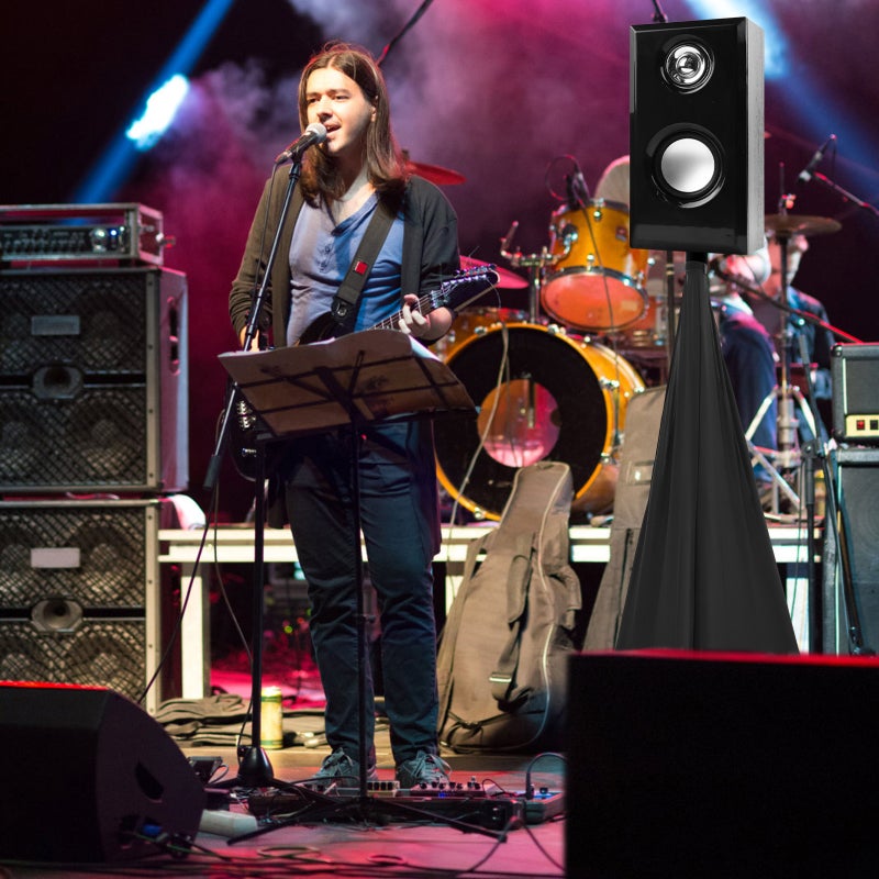 Polyester Cloth Speaker Holder Cover Portable Speaker Stand Two-sided Cover - Image 4