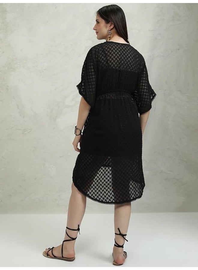 Vishudh womens Shrug dresses black (M) - Image 5